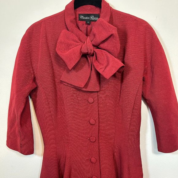 Candice Gwinn New Orleans | Grace Red Coat Dress - Picture 3 of 8